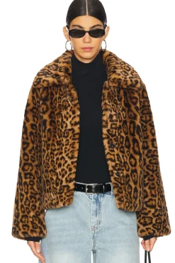 Elis Leopard Short Coat