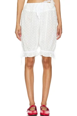 Embroidered Cotton Drawers