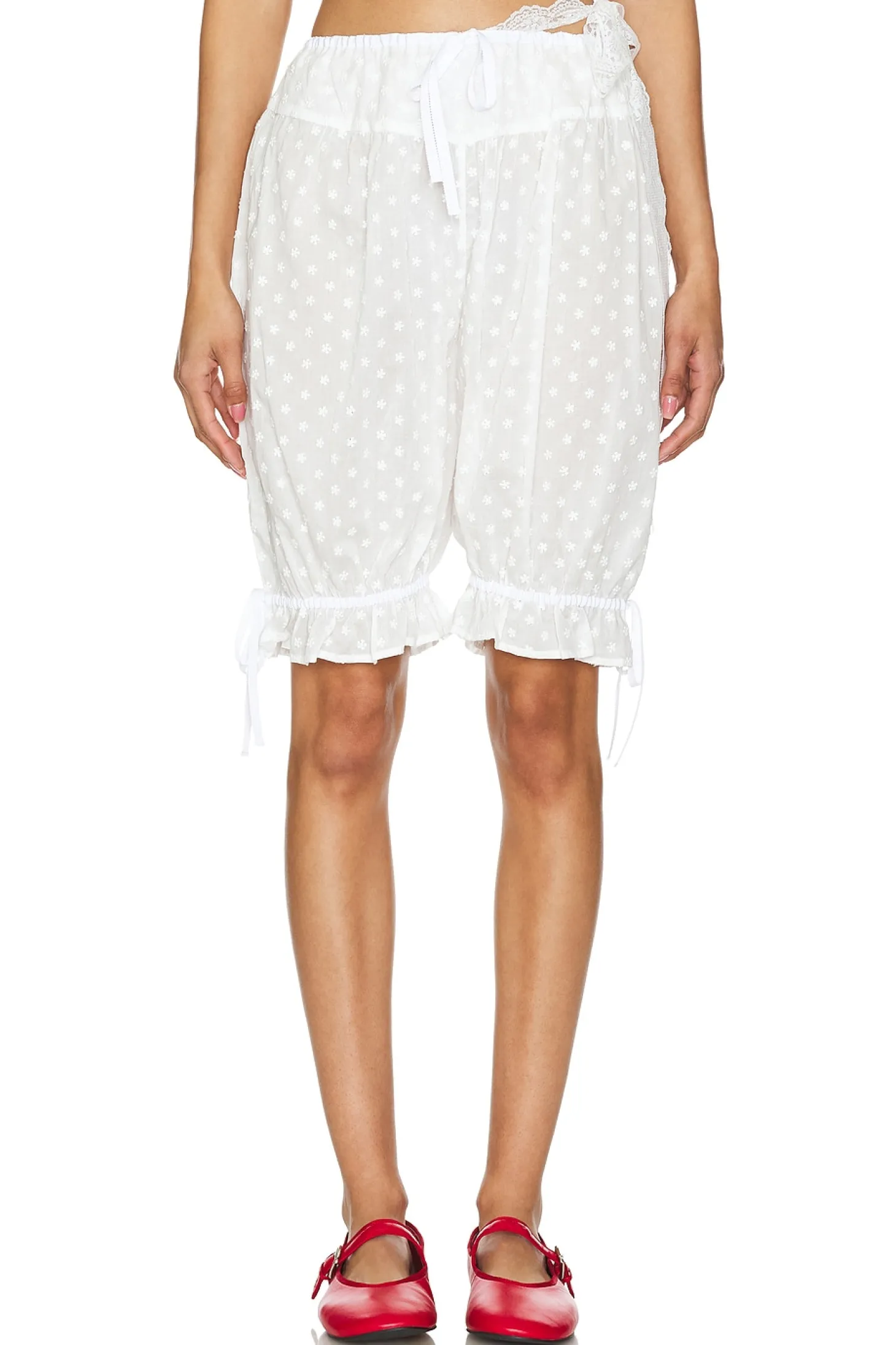 Embroidered Cotton Drawers