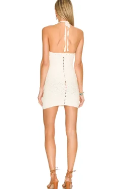 Equator Crochet Halter Dress