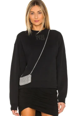 Essential Terry Crew Sweatshirt W/ Puff Paint Logo