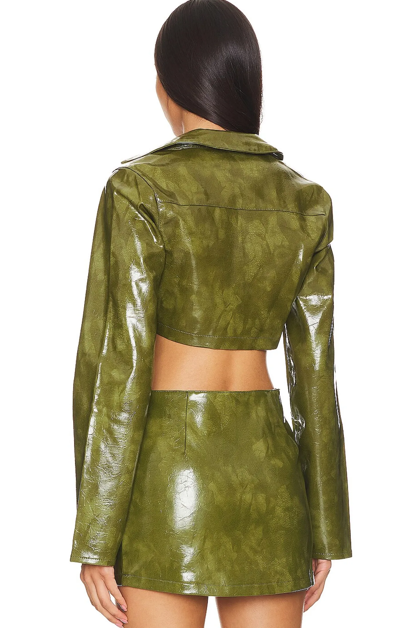 Ethel Faux Leather Jacket