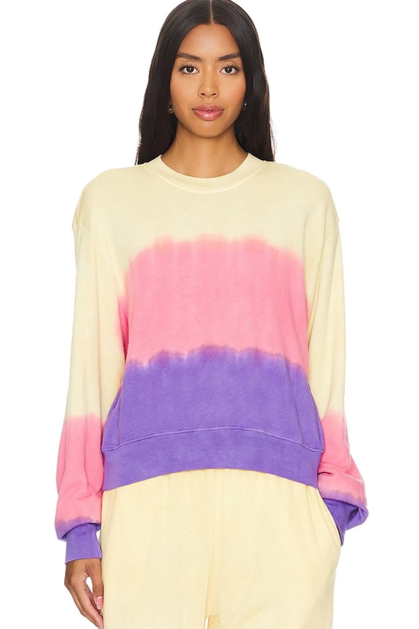 Exon Drop Shoulder Crew Neck Pullover