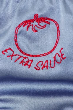 Extra Sauce High Leg Silk Thong