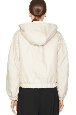 Faux Fur Lined Bomber Jacket