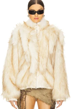 Faux Hair Shearling Jacket