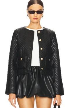 Faux Leather Brooke Jacket