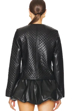 Faux Leather Brooke Jacket