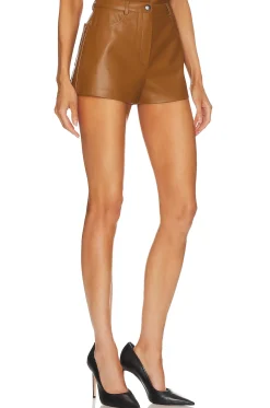 Faux Leather Short