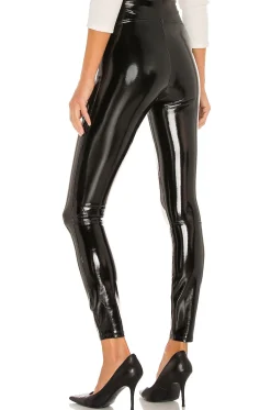 Faux Patent Leather Leggings