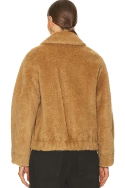 Faux Shearling Bomber Jacket