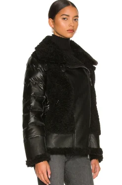 Faux Sherpa Moto Jacket