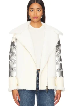 Faux Sherpa Moto Jacket