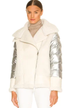 Faux Sherpa Moto Jacket
