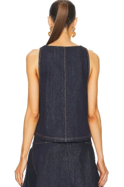 Fendi Denim Dress & Vest Set