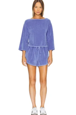 Fern Terry Cloth Short