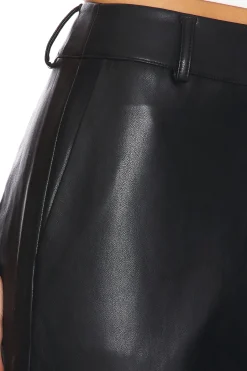 Fifer Vegan Leather Low Rise Cargo Pant