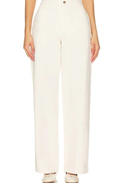 Flat Front Wide Leg Chino