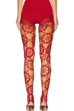 Floral Crochet Leggings