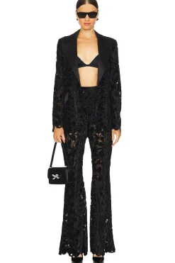 Floral Velvet Lace Blazer