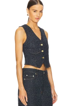 Fluffy Denim Waistcoat