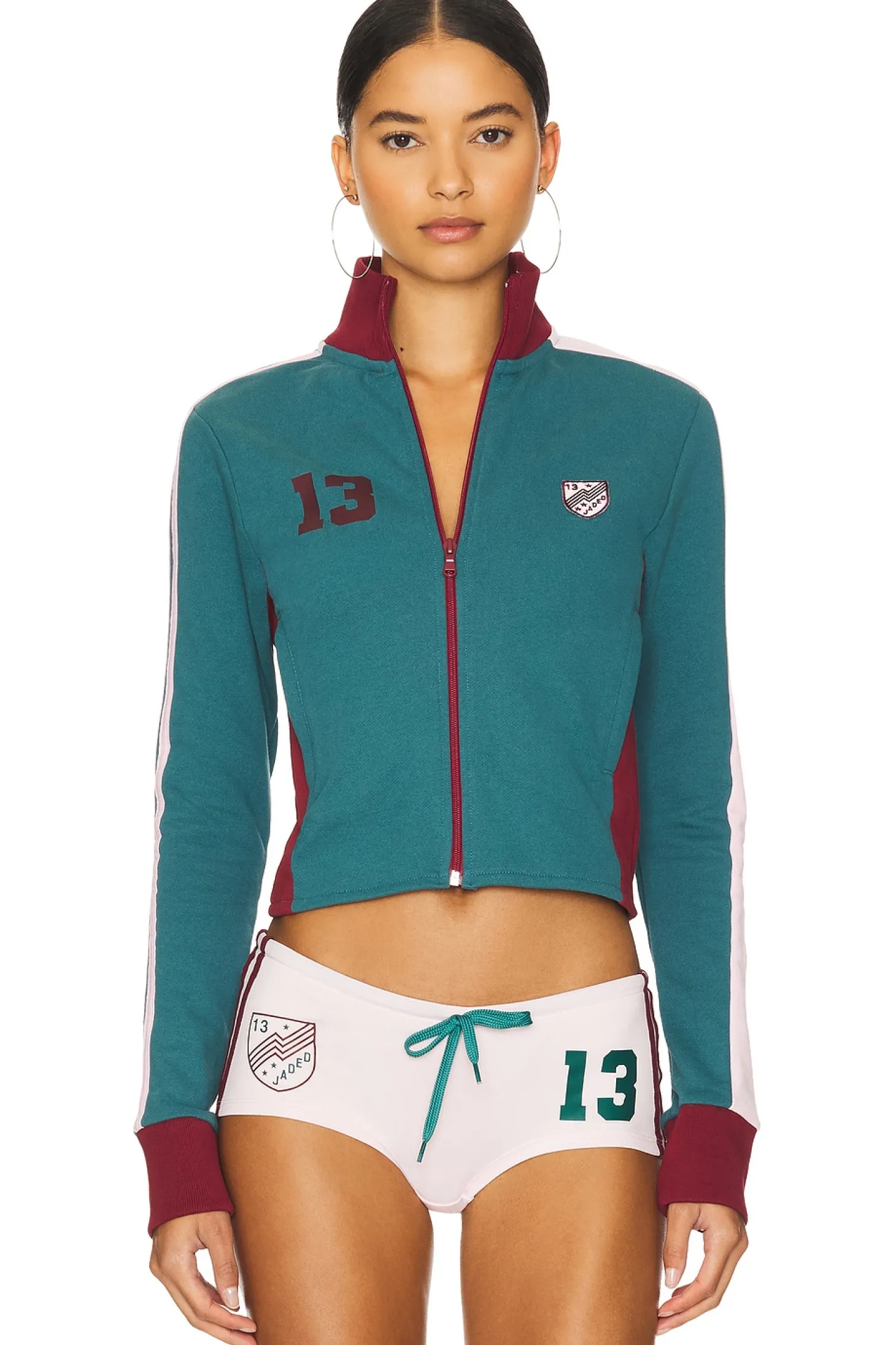 Football Zip Track Top