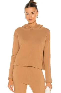 French Terry Cropped Hoodie