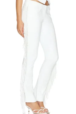 Fringe Boot Leg Jean