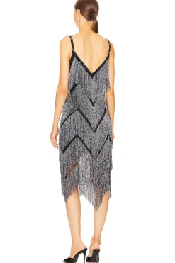 Fringe Midi Dress