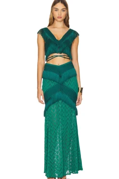 Fringe Trim Cropped Top