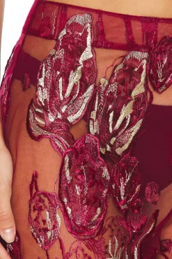 Full Length Embroidered Pants