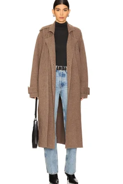 Full Length Two Piece Knit Coat