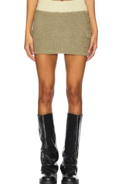 Fuzzy Cargo Skirt