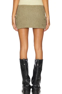 Fuzzy Cargo Skirt