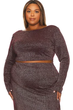 Gabby Shoulder Pad Top