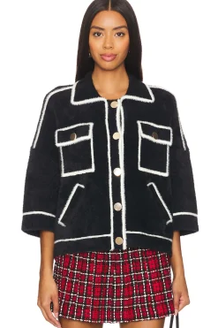 Galena Furry Knitted Jacket