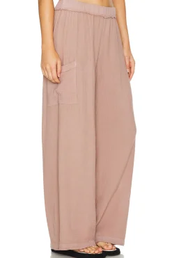 Gauze Wide Leg Cargo