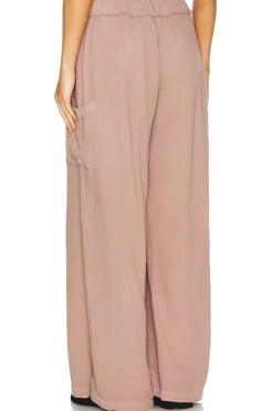 Gauze Wide Leg Cargo