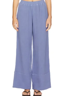 Gauze Wide Leg Pant