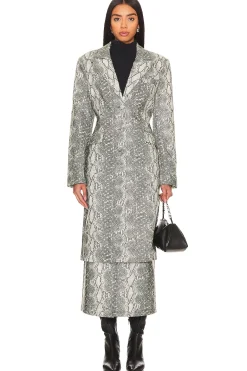 Gemini Faux Leather Coat