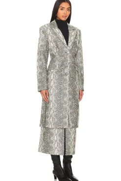 Gemini Faux Leather Coat