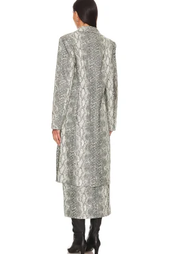 Gemini Faux Leather Coat