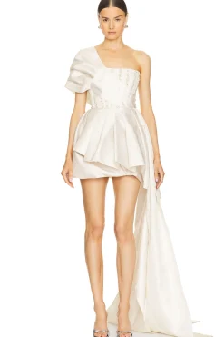 Genevive Blanc High Low Dress