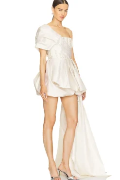 Genevive Blanc High Low Dress