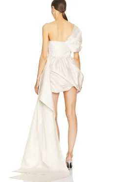 Genevive Blanc High Low Dress
