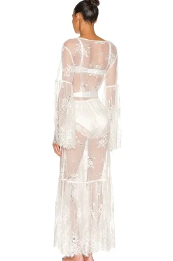 Georgina Long Lace Robe
