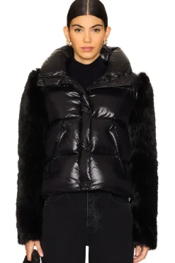 Gianna Faux Fur Trim Jacket