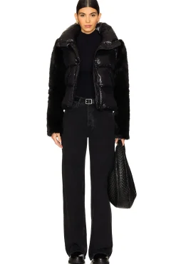 Gianna Faux Fur Trim Jacket