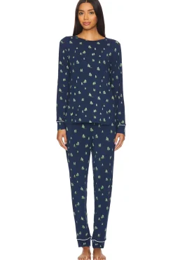 Gisele Printed Crew PJ Set