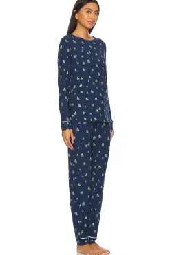 Gisele Printed Crew PJ Set